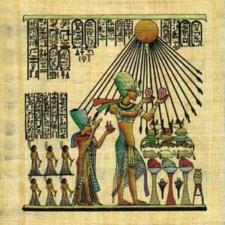 Chromothérapie en Égypte papyrus